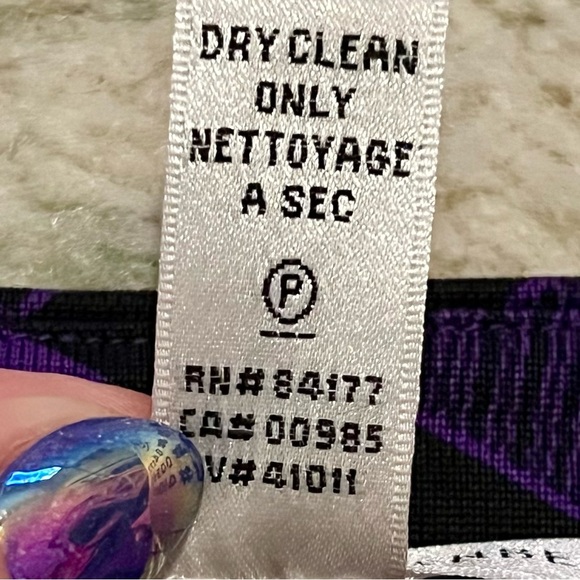 Diane von Furstenberg Purple Silk Dress Size 4 - Picture 3 of 3